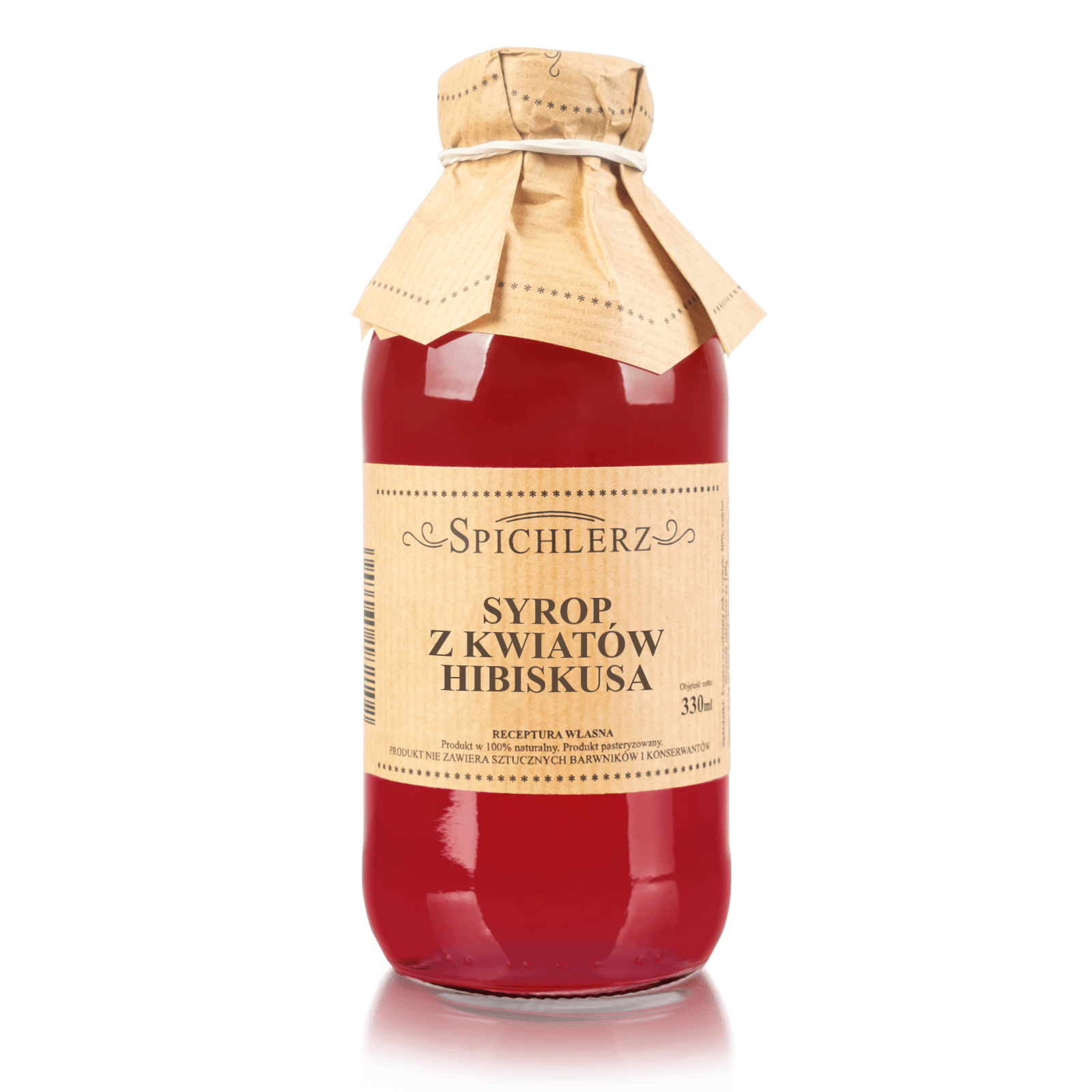 Syrop z kwiatów hibiskusa 330 ml 
